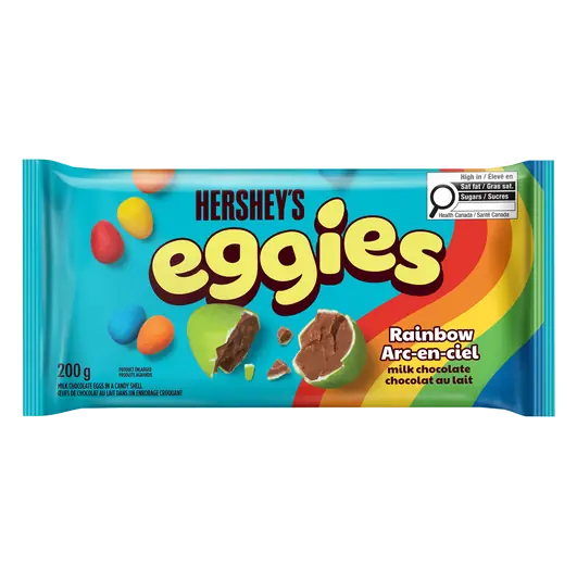 Eggies Milk Chocolate Eggs Rainbow 200 g