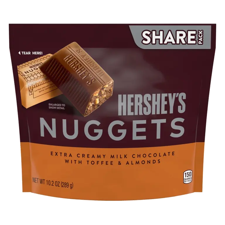 Extra Creamy Milk Chocolate with Toffee & Almonds Nuggets