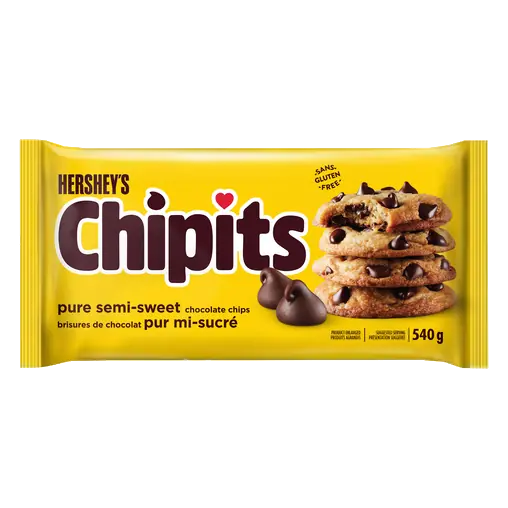 Gluten-Free Chipits Chocolate Chips Pure Semi Sweet 540 g