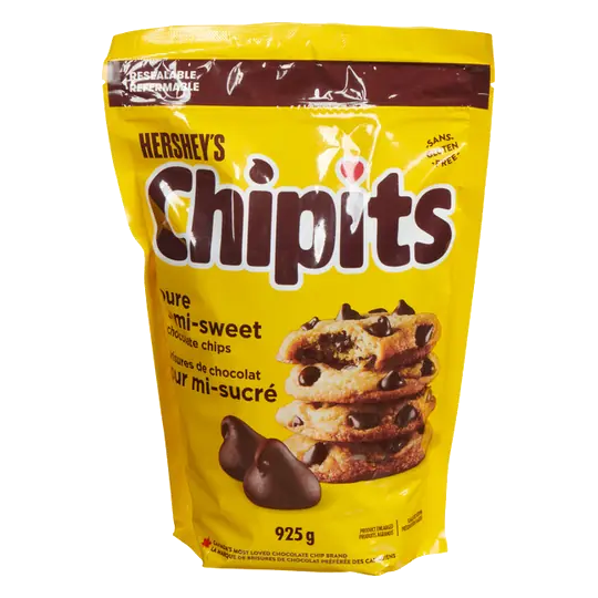 Chipits Chocolate Chips Semi Sweet 925 g
