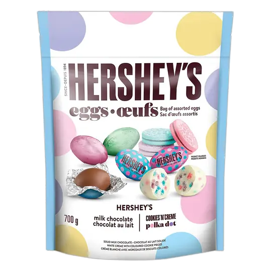 Foil Milk Chocolate Egg Variety Bag 700 g
