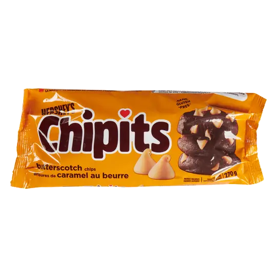 Gluten-Free Chipits Baking Pieces Butterscotch 270 g