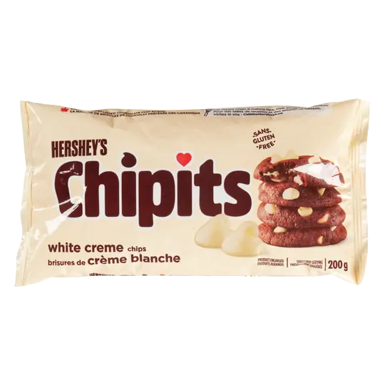 Gluten-Free Chipits Baking Pieces Chocolate White Cream 200 g