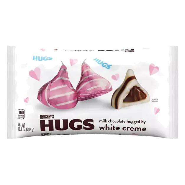 Hugs White Creme Milk Chocolate