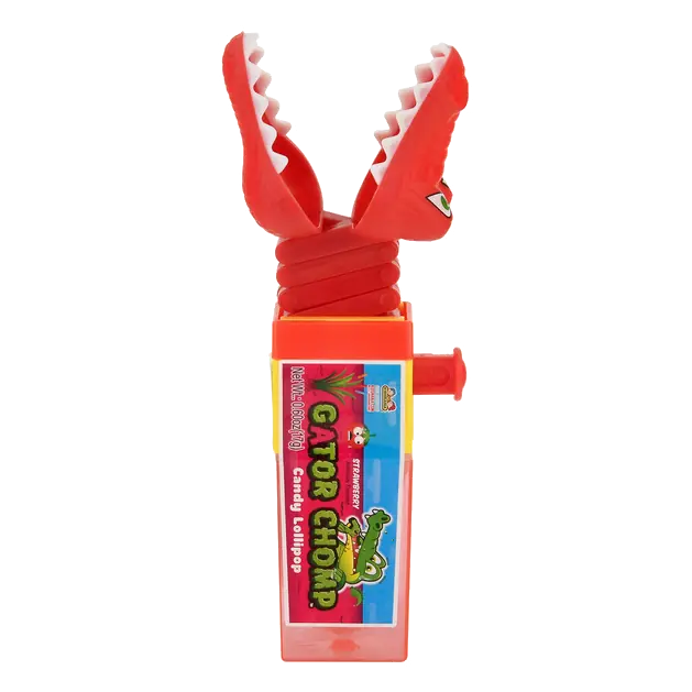 Kidsmania Gator Chomp Strawberry Candy Lollipop 0.60 oz