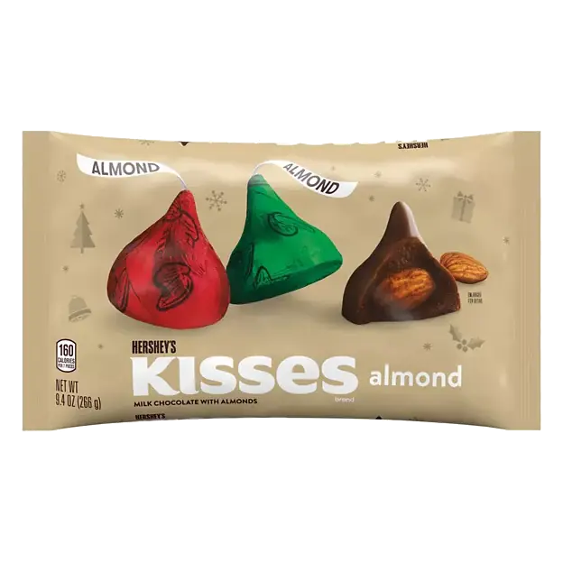 Kisses Almond Milk Chocolate with Almonds
