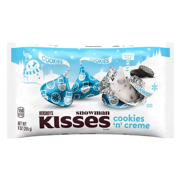 Kisses Candy, Snowman, Cookies 'n' Creme