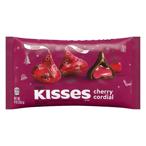 Kisses Cherry Cordial Milk Chocolate