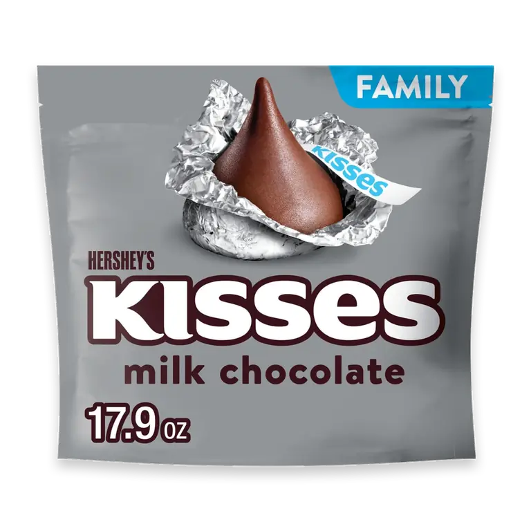 KISSES Milk Chocolate Candy Family Pack