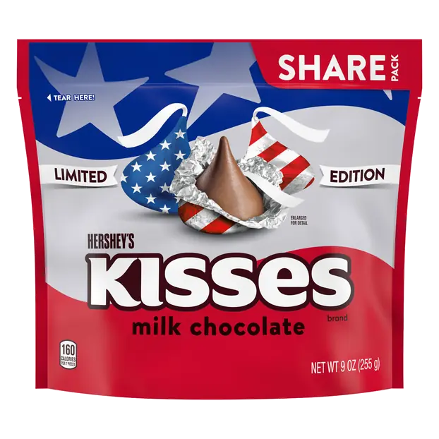 Milk Chocolate Candy Stars & Stripes Share Pack
