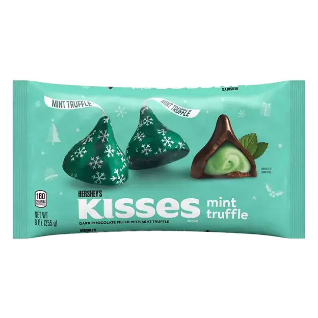 Kisses Mint Truffle Dark Chocolate