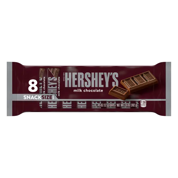 Milk Chocolate Candy Bars Snack Size - 8 ct