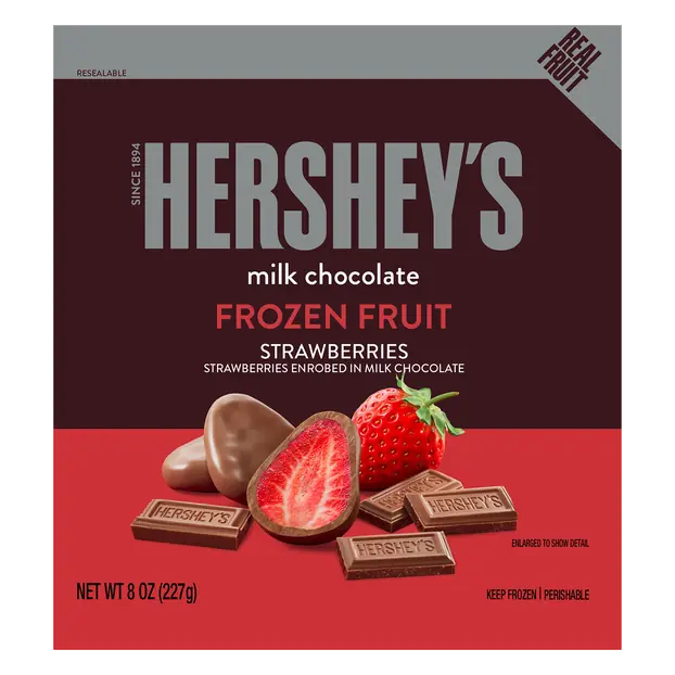 Milk Chocolate Strawberries Frozen