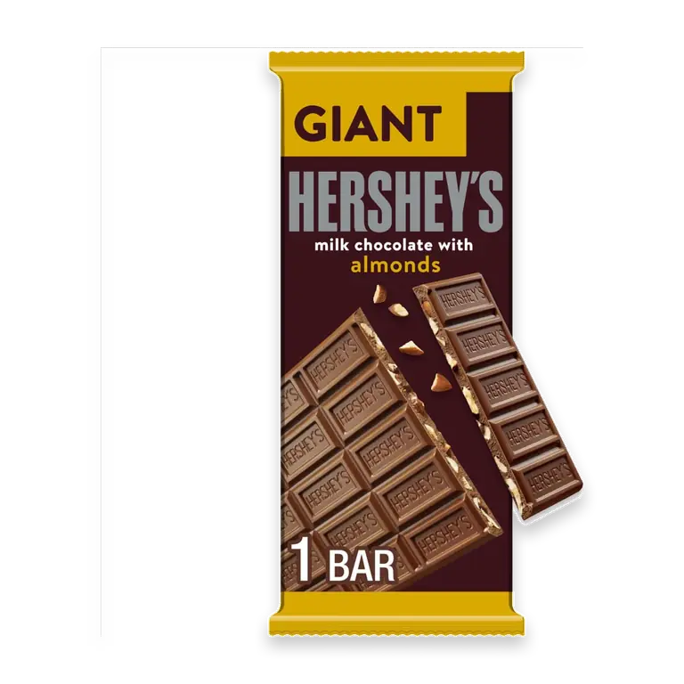 Milk Chocolate with Almonds Giant Candy Bar