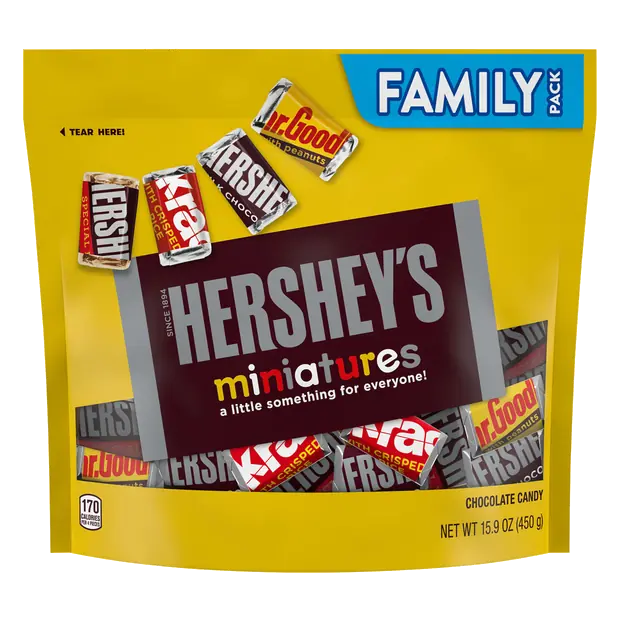 Miniatures Assorted Chocolate Candy Family Pack