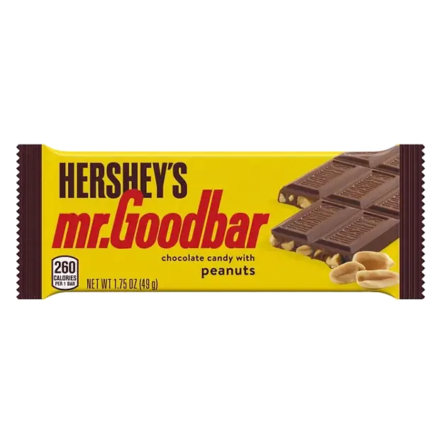 Mr. Goodbar Chocolate Candy, with Peanuts