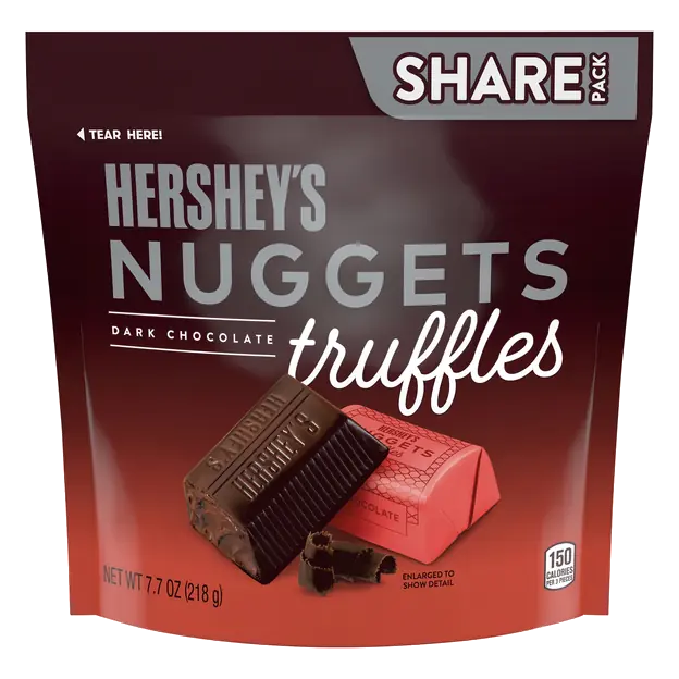 Nuggets Dark Chocolate Truffles Candy Share Pack
