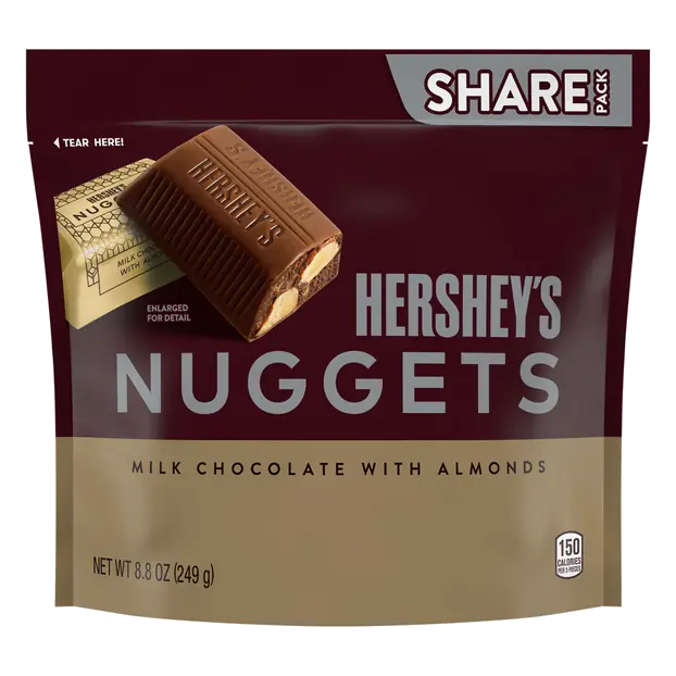 Nuggets Milk Chocolate Candy with Almonds Share Pack