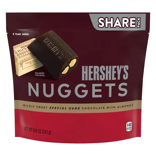 Nuggets Special Dark Chocolate with Almonds Candy Share Pack
