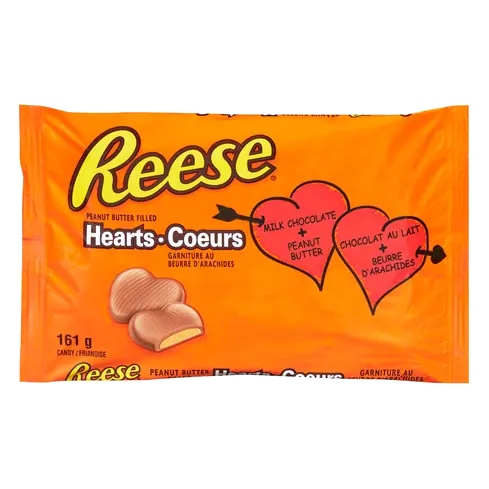 Reese Chocolate Filled Cello Wrapped Hearts 161 g