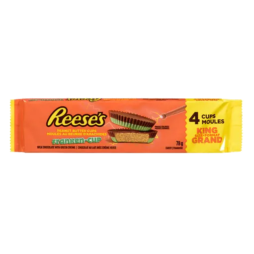 Reese Milk Chocolate Peanut Butter Cups Frankenstein King Size 78 g