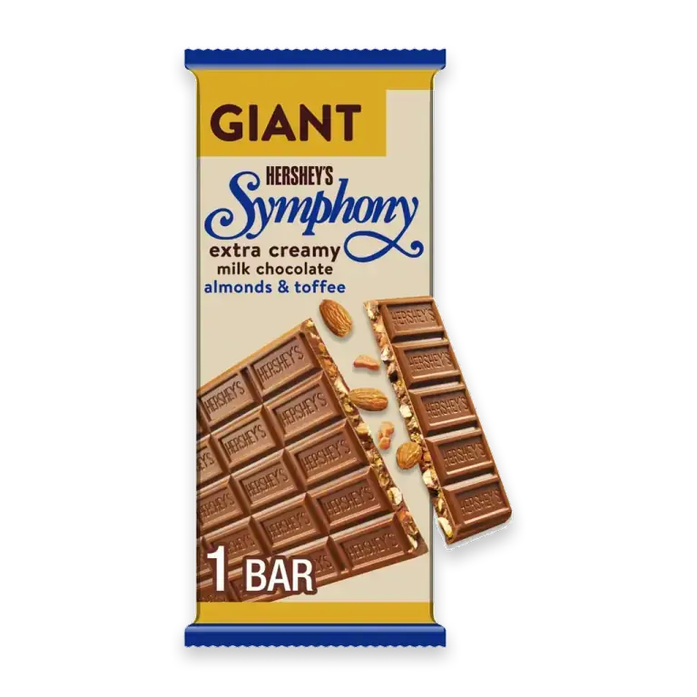 SYMPHONY Chocolate Almond Toffee Giant Candy Bar