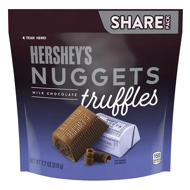 Truffles, Milk Chocolate, Nuggets, Share Pack