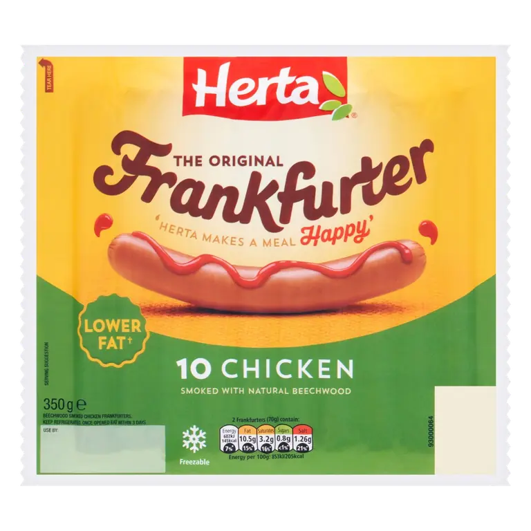 Chicken Frankfurter 10 Pack