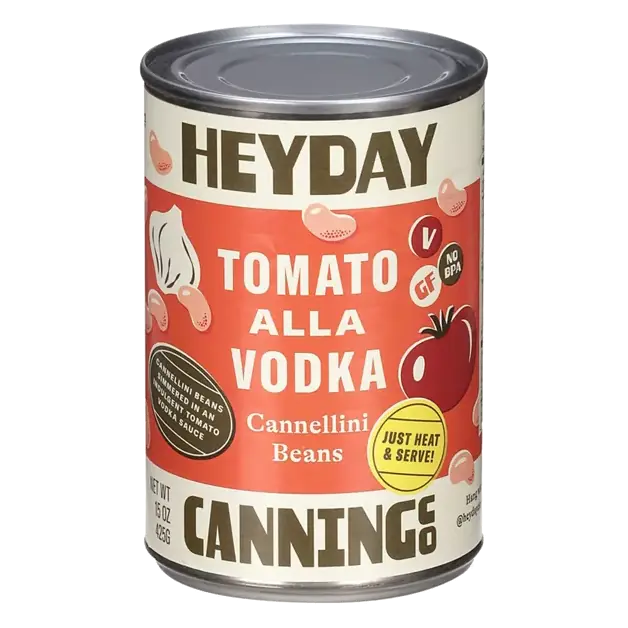 Tomato Alla Vodka Cannellini Beans