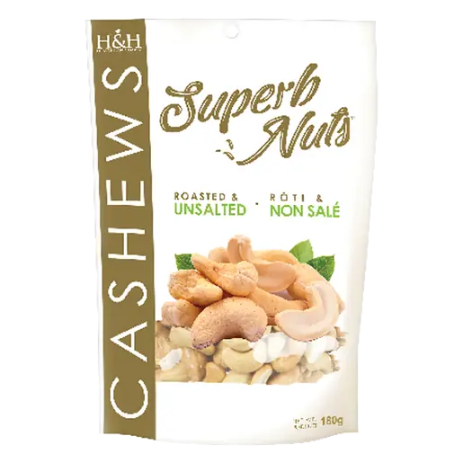 Cashews Roasted & Unsalted 180 g