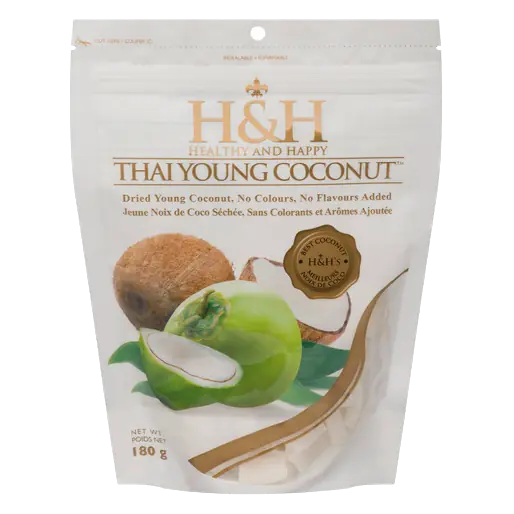 Healthy & Happy Thai Young Coconut Dried 180 g