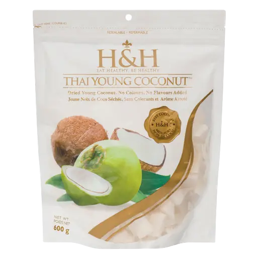 H&H Premium Dry Fruit Thai Young Coconut 600 g