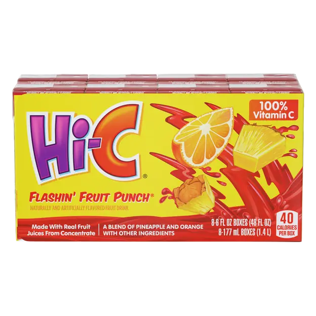 Flashin' Fruit Punch Drink Boxes - 8 pk