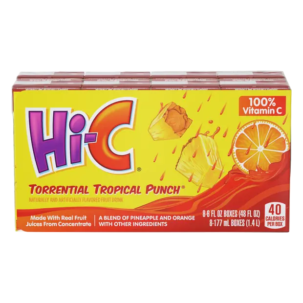 Torrential Tropical Punch Fruit Drink Boxes - 8 pk