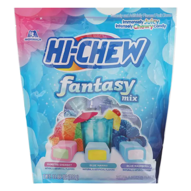 Fantacy Mix, Rainbow Sherbet, Blue Hawaii, Blue Raspberry