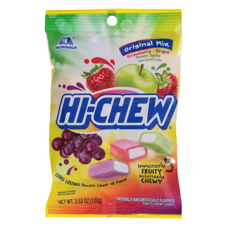 Original Mix Grape, Green Apple, Strawberry Fruit Chews