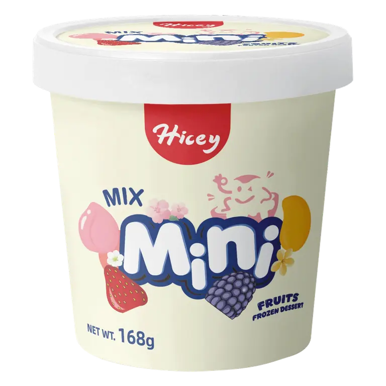 Hicey 8 Mix Mini Fruits Frozen Dessert 168g