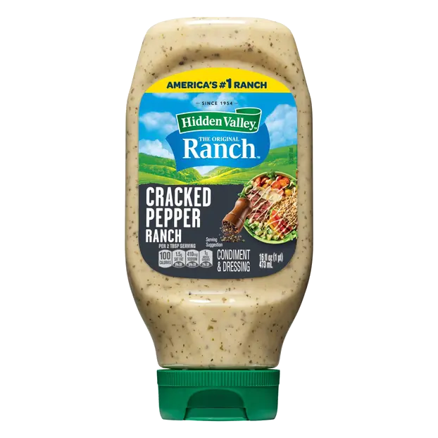 Cracked Pepper Ranch Dressing & Condiment Squeeze