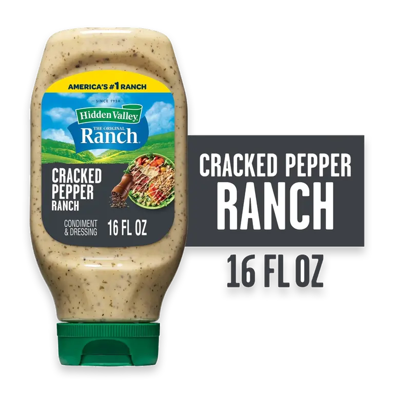 Cracked Pepper Ranch Salad Dressing