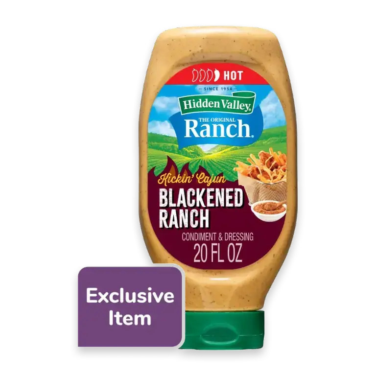 Kickin Cajun Blackened Ranch Dip Sauce Condiment and Dressing