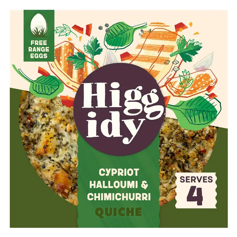 400g Cypriot Halloumi & Chimichurri Quiche