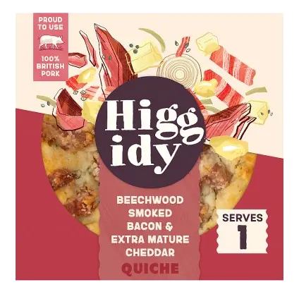 Smoked Ham Hock & Mature Cheddar Quiche
