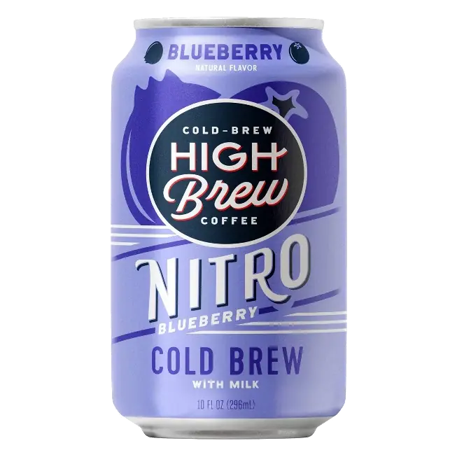 High Brew Nitro Cold Brew Blueberry, 10 fl oz