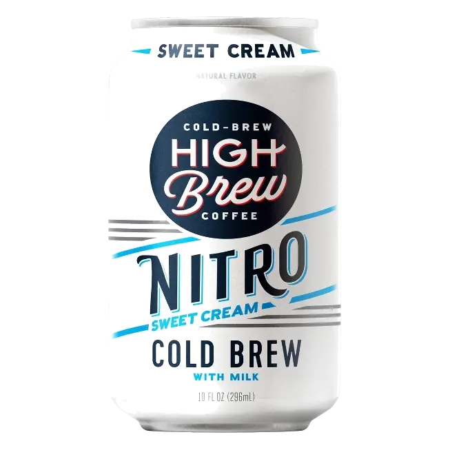 High Brew Nitro Cold Brew Sweet Cream, 10 fl oz