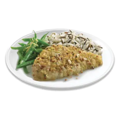 Crusted Sole With Lemon Almond