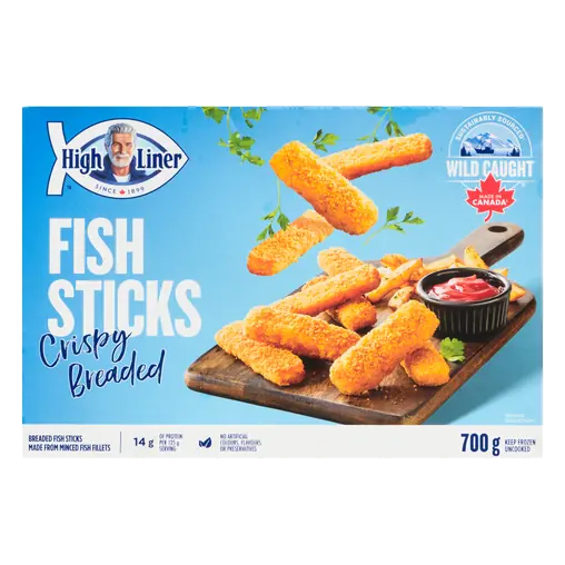 Frozen Fish Sticks Crispy Breaded 700 g