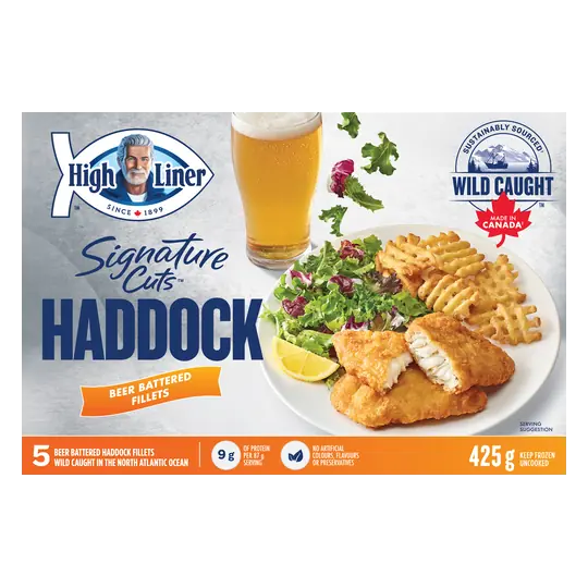 Frozen Haddock Fillet Beer Battered 425 g