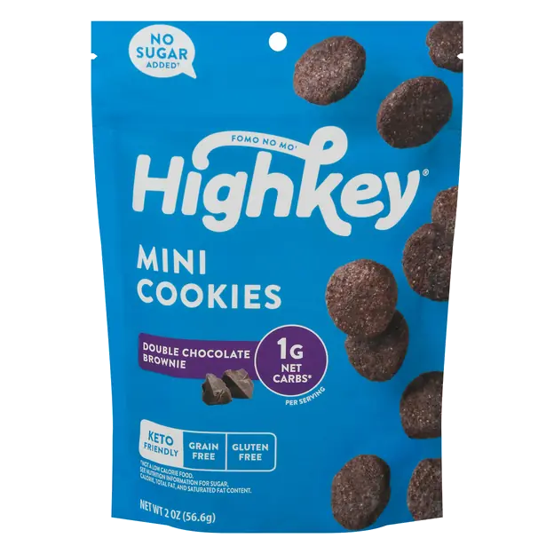 Gluten Free Keto Friendly Mini Double Chocolate Brownie Cookies