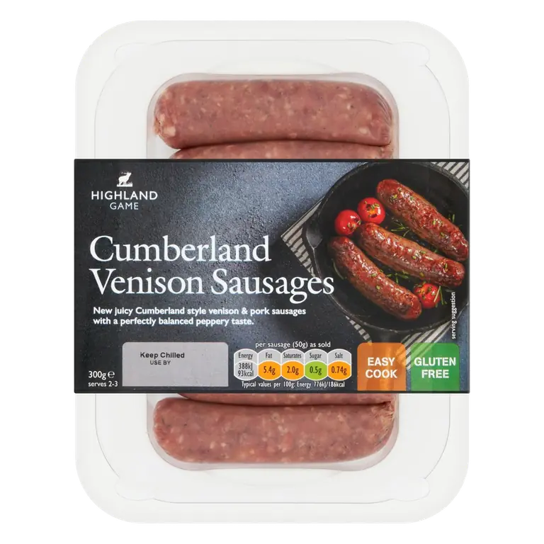 Cumberland Venison Sausages