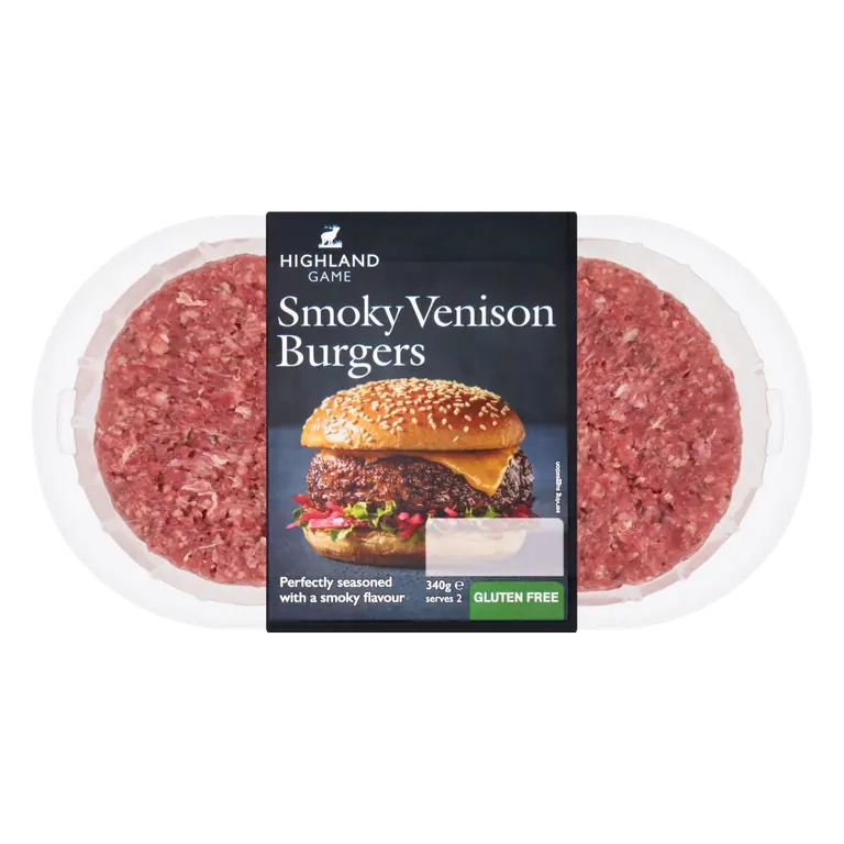 Smoky Venison Burgers 340g